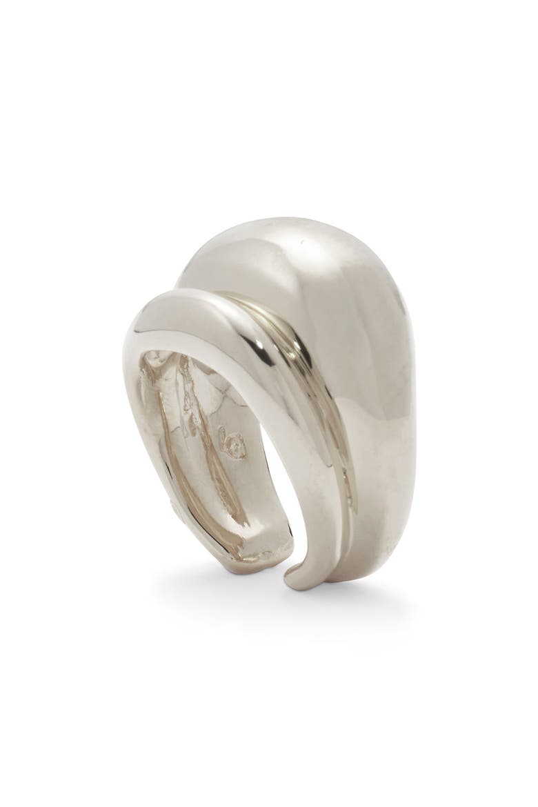 Double Bubble Ring, Main, color, SILVER