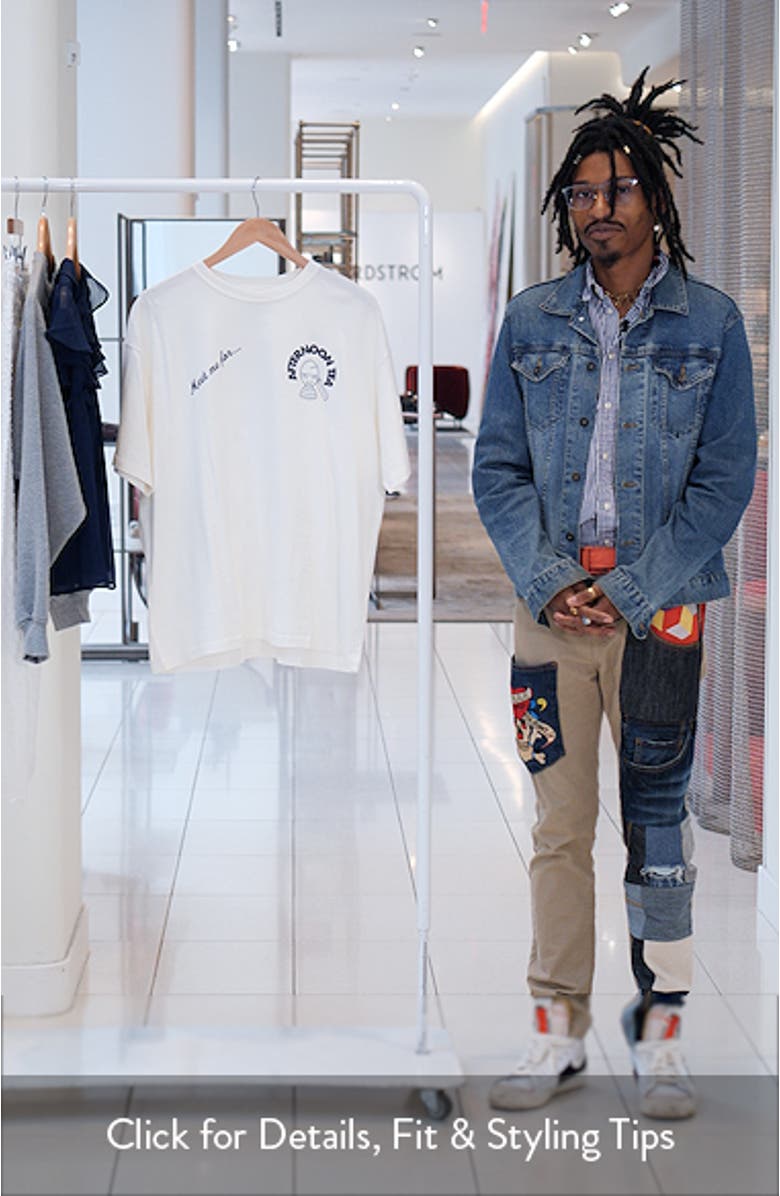 Afternoon Tea Organic Cotton Boyfriend T-Shirt, sales video thumbnail