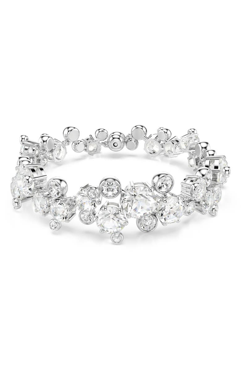 Swarovski Constella Crystal Bracelet, Main, color, Rhodium/ Crystal