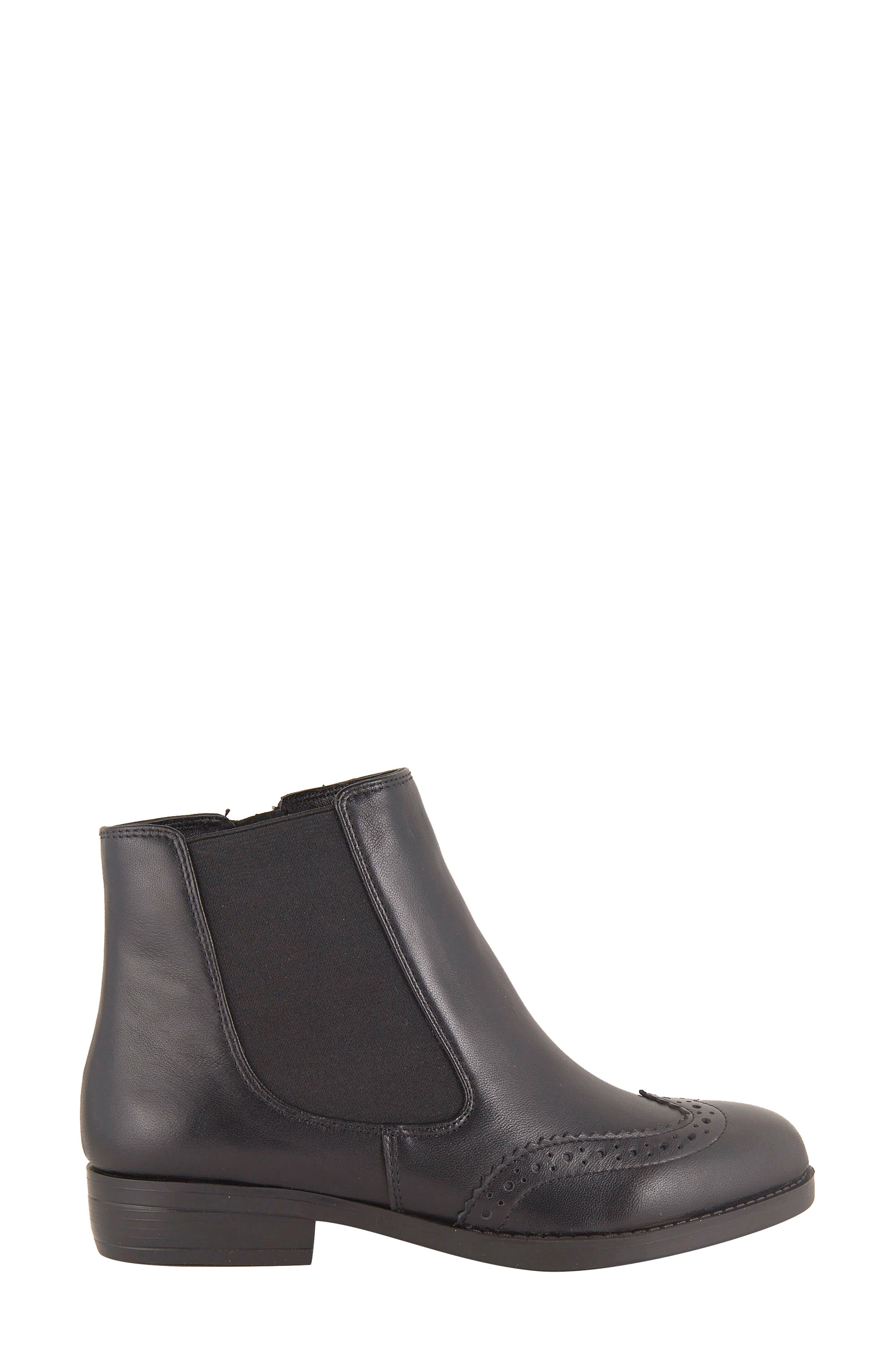 David Tate Tilly Chelsea Boot, Alternate, color, Black Nappa