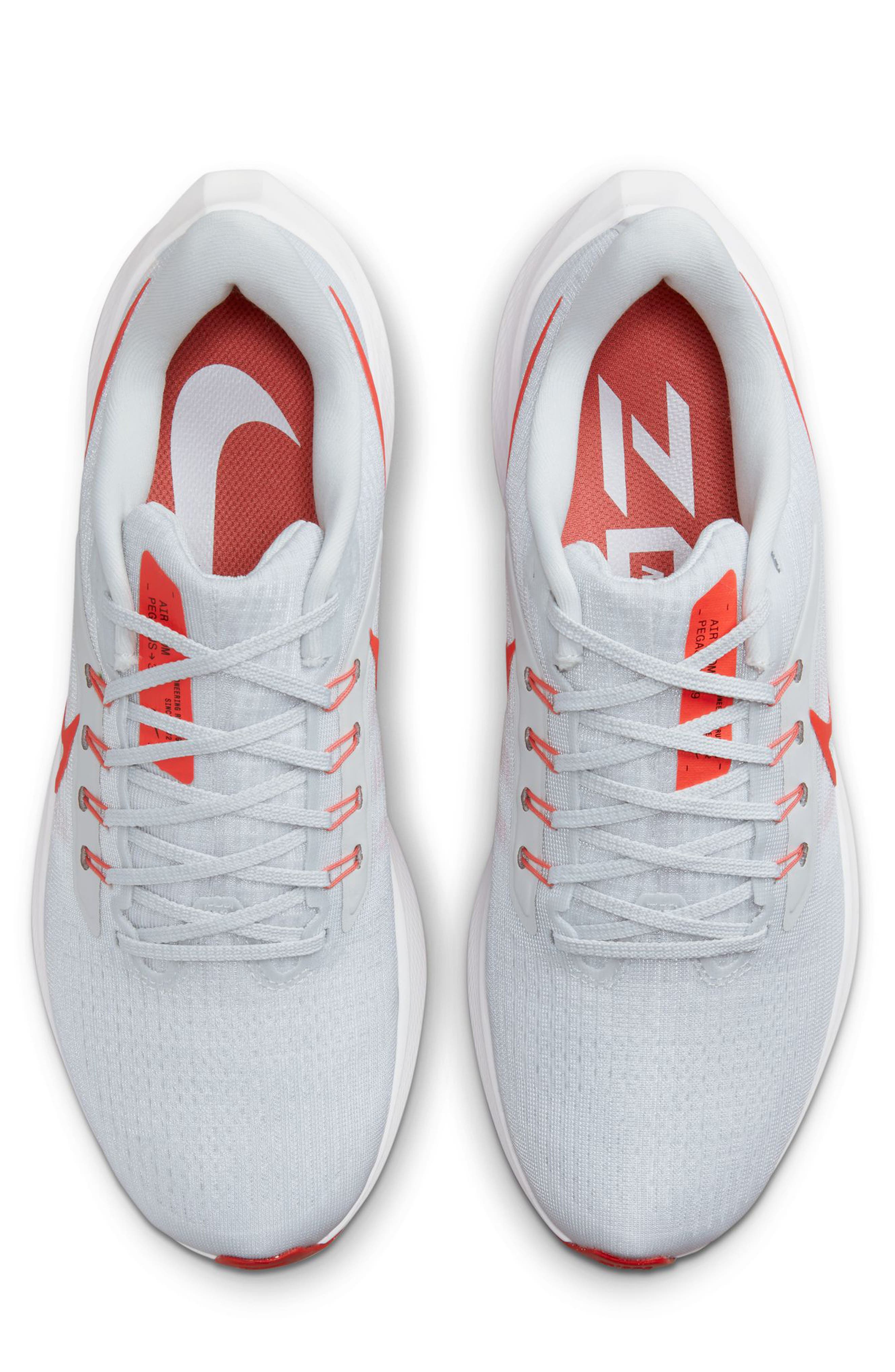 Nike Air Zoom Pegasus 39 Running Shoe, Alternate, color, Platinum Tint/ Light Crimson