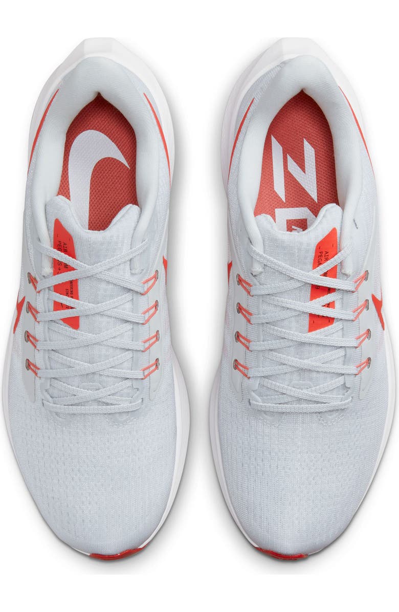 Nike Air Zoom Pegasus 39 Running Shoe, Alternate, color, Platinum Tint/ Light Crimson