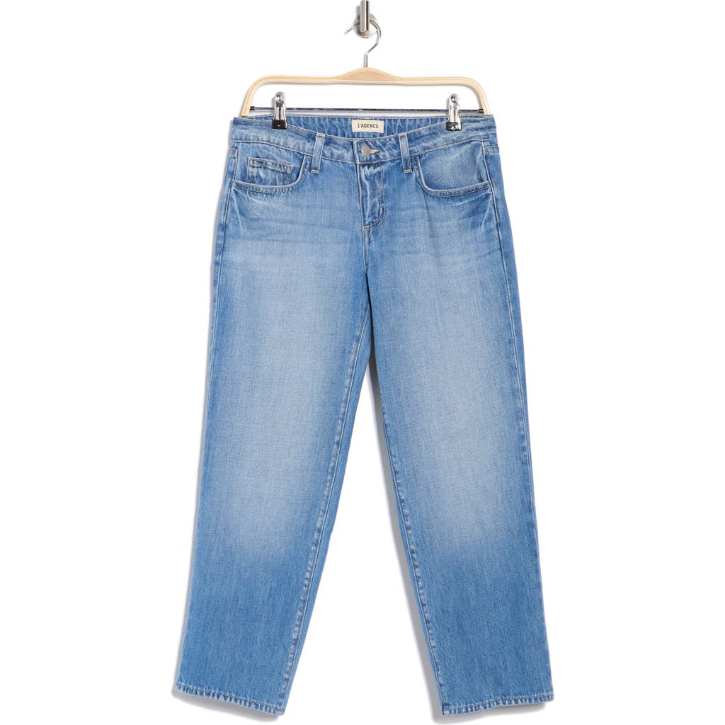 L Agence L'agence Blaine Low Rise Crop Stovepipe Jeans