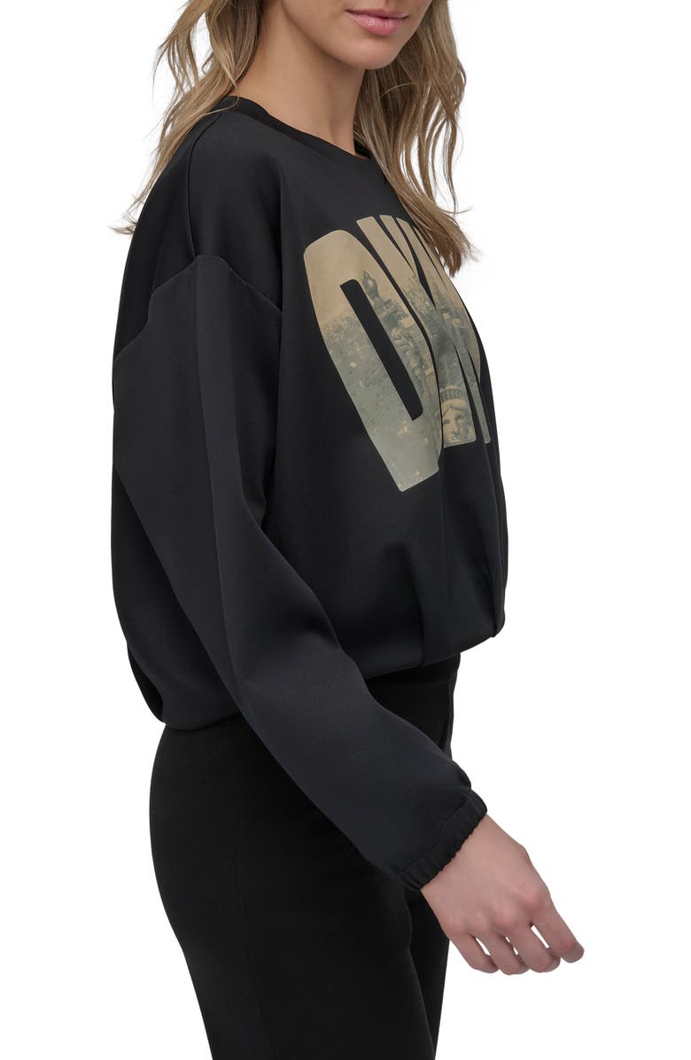 DKNY Logo Graphic Top, Alternate, color,