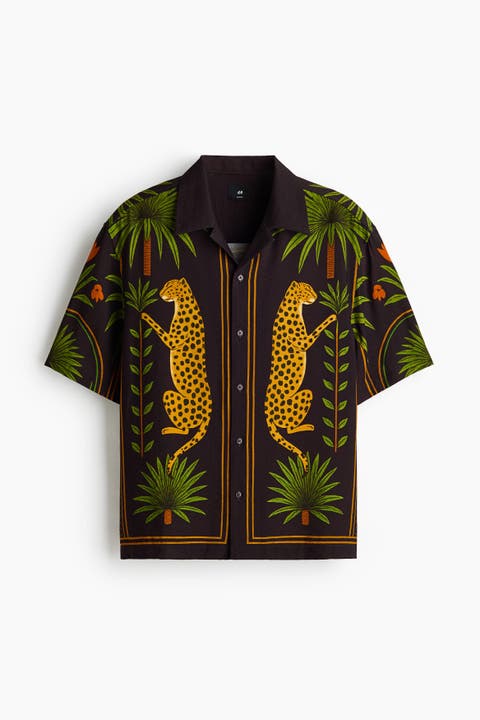 Relaxed Fit Printed Resort Shirt