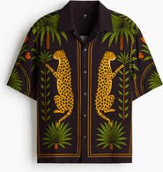 H&M Relaxed Fit Printed Resort Shirt