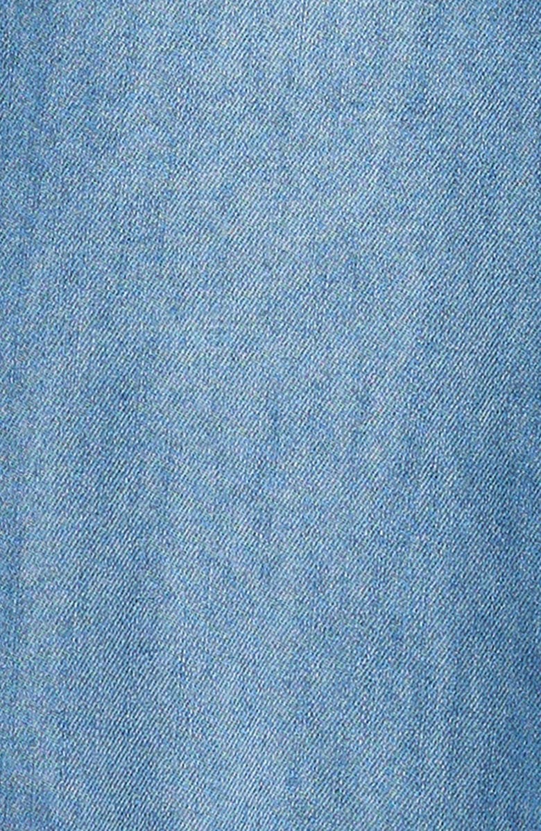 Tractr Kids' Pull-On Terry & Denim Drawstring Pants, Alternate, color, Medium Indigo