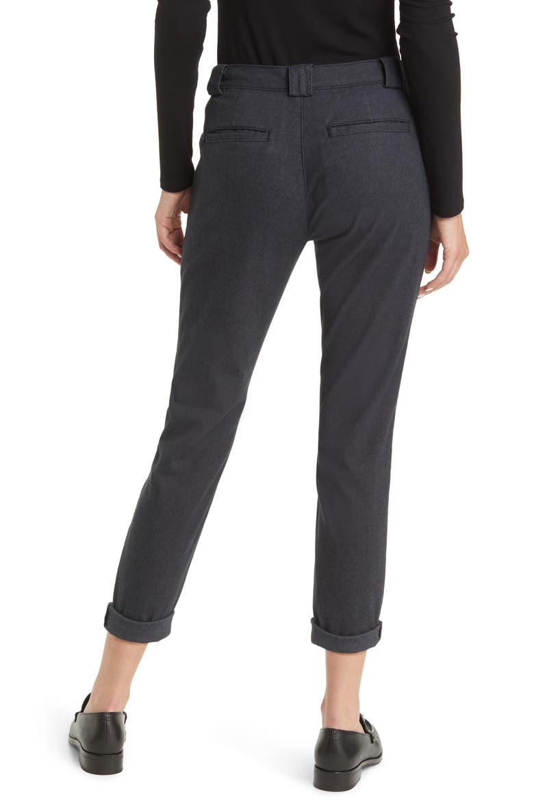 Caden Tailored Twill Pants, Alternate, color, GUNPOWDER