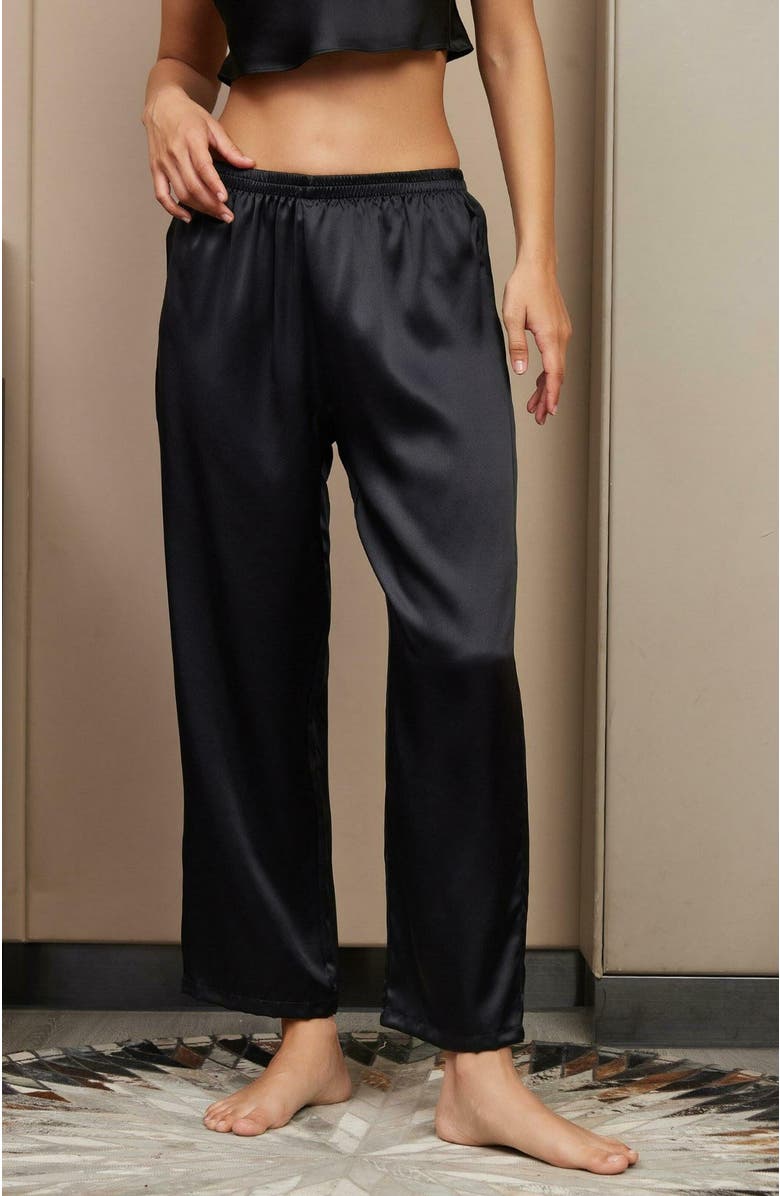 SILKSILKY Pure Silk Classic Women's Sleep Pants, Alternate, color, 
