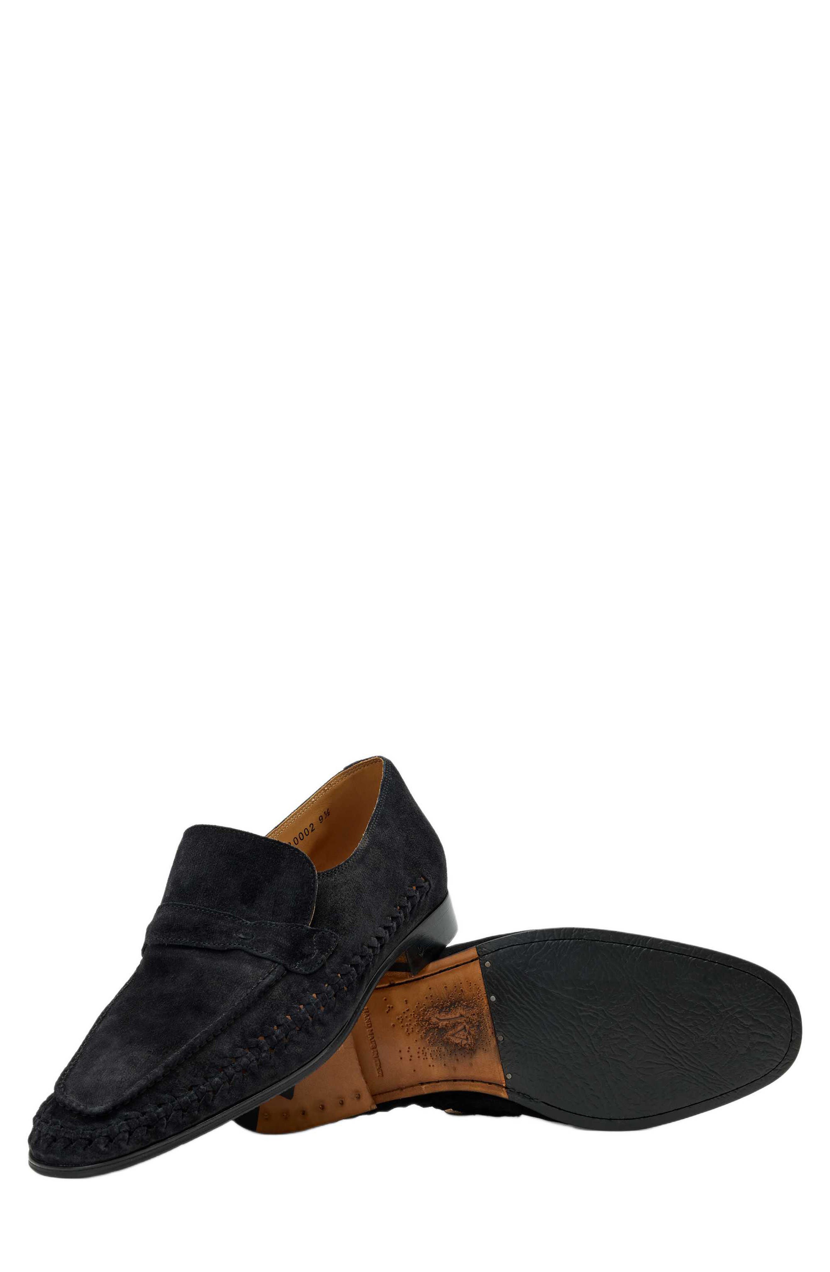 John Varvatos Merida Loafer, Alternate, color, Charcoal