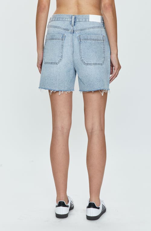 Pistola Noah Mid Rise Short In Riviera In Riviera