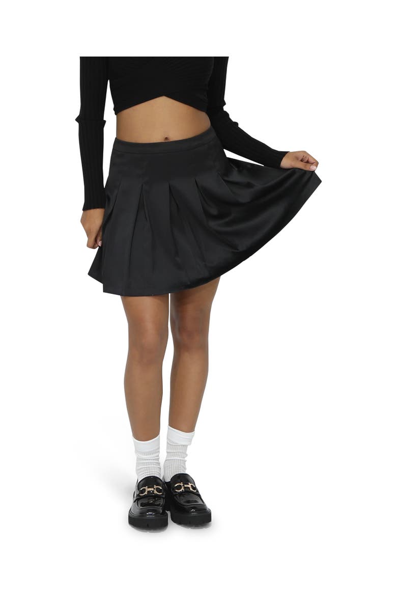Belle & Bloom Palm Breeze Tennis Skort, Alternate, color, Black