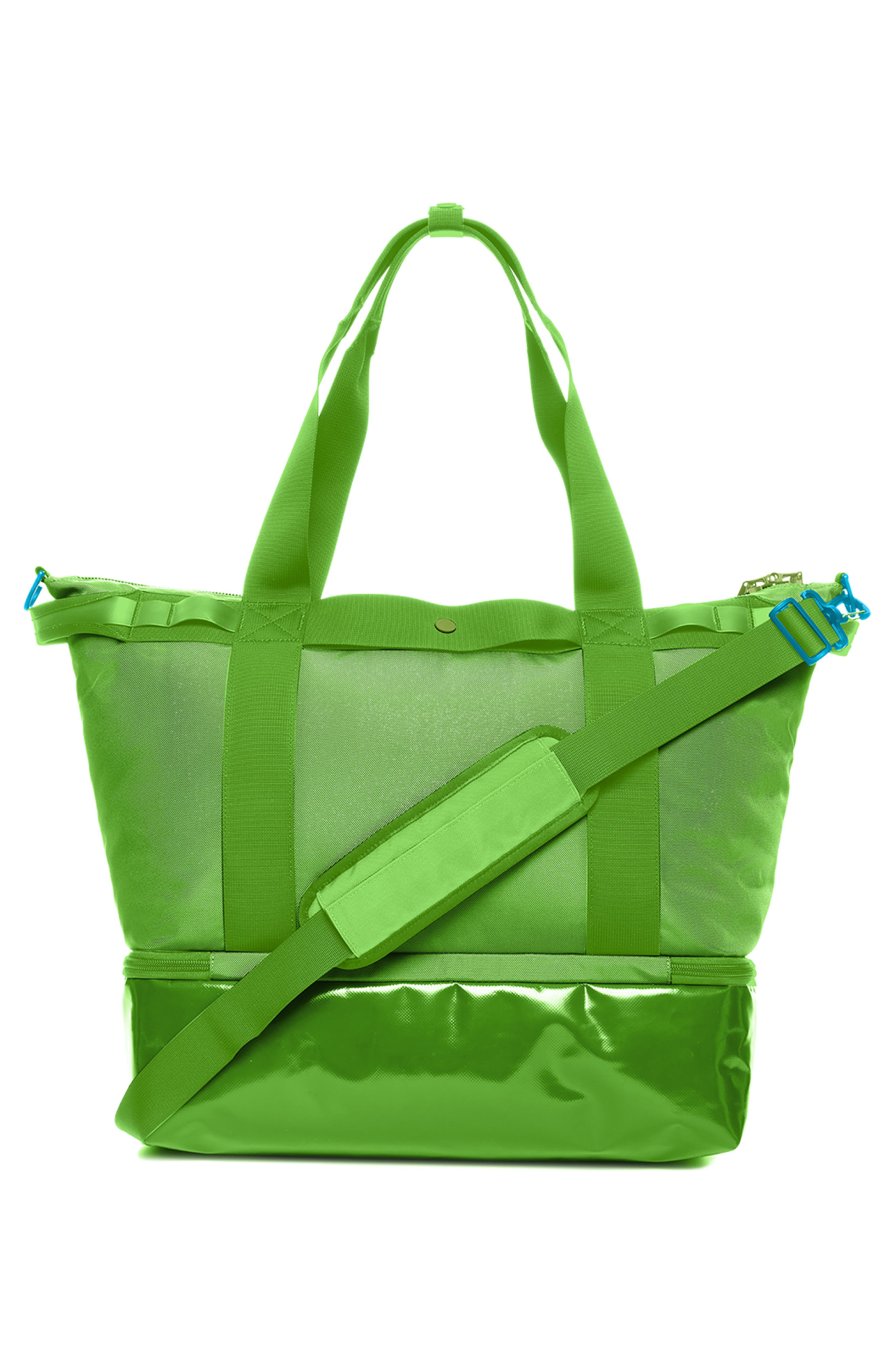 Baboon to the Moon Weekend Bag, Alternate, color, Lime Breeze