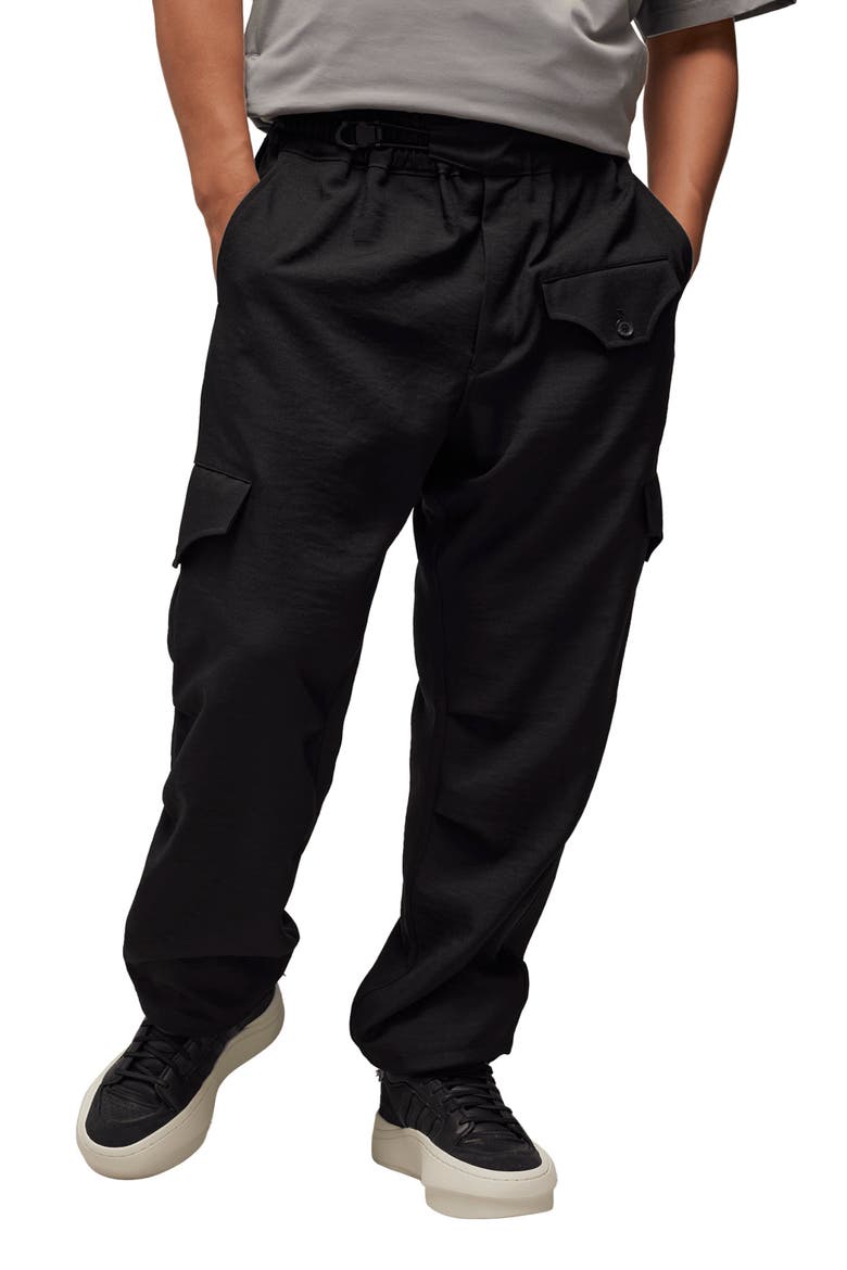 Recycled Polyester Twill Utility Pants, Main, color, BLACK