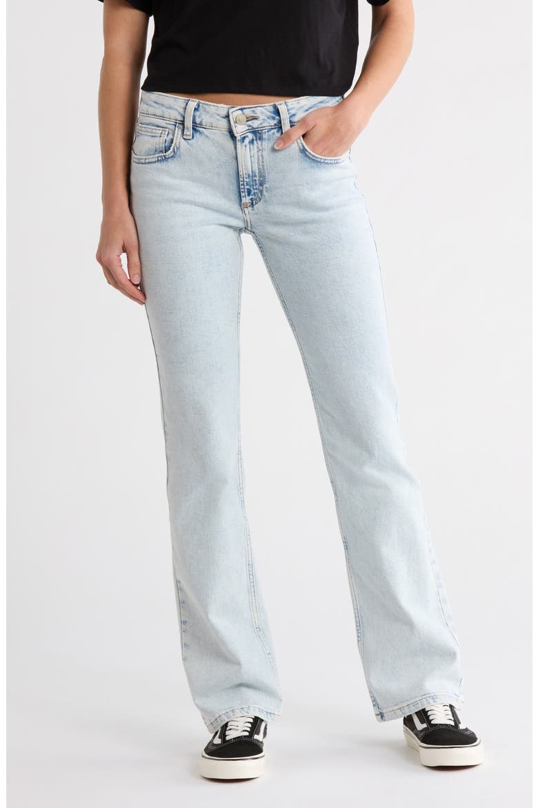 Low Rise Bootcut Jeans, Main, color, JULIO BLEACHED ACID WASH