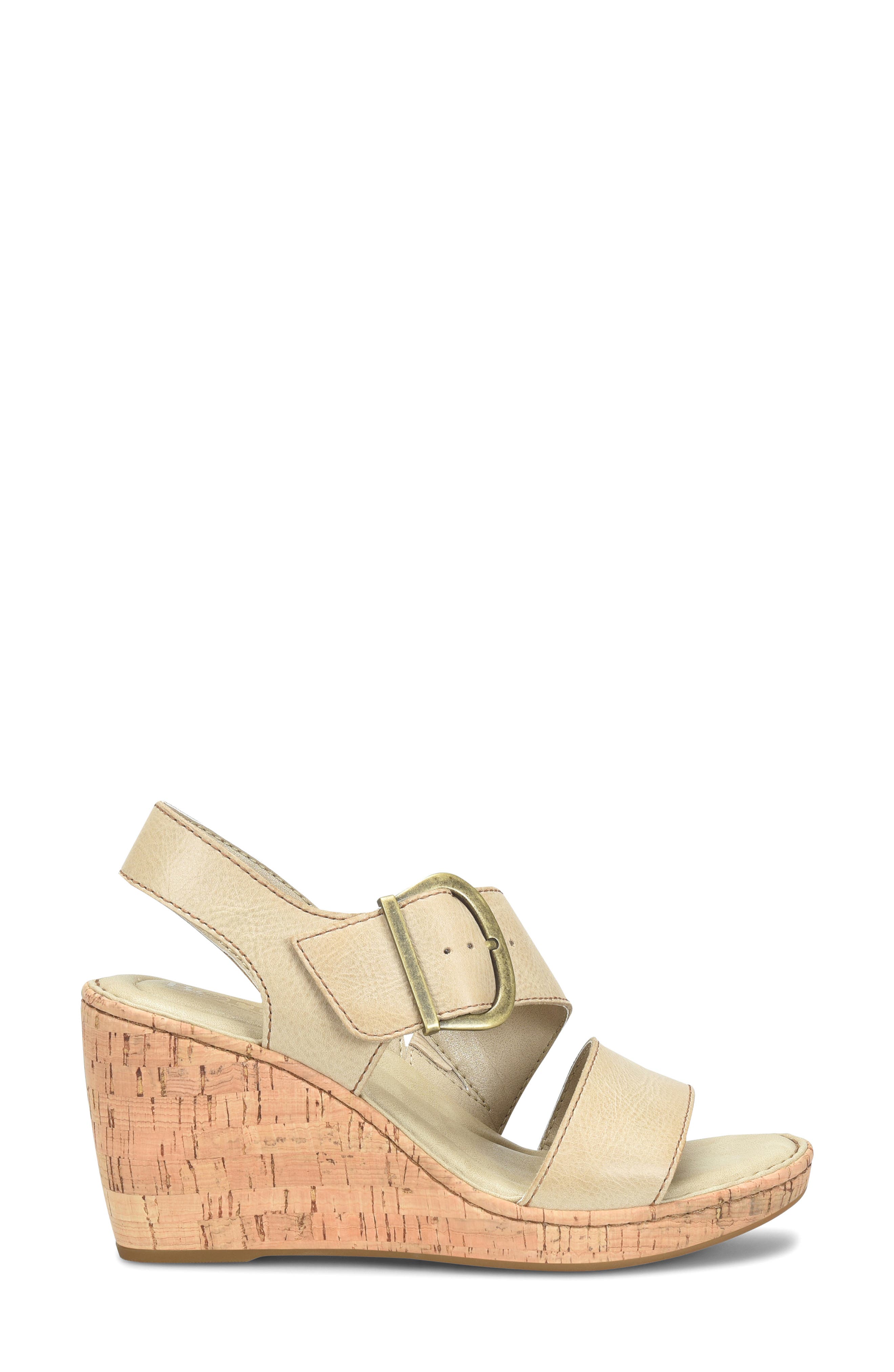 Børn Sapphire Platform Slingback Sandal, Alternate, color, Grey Leather