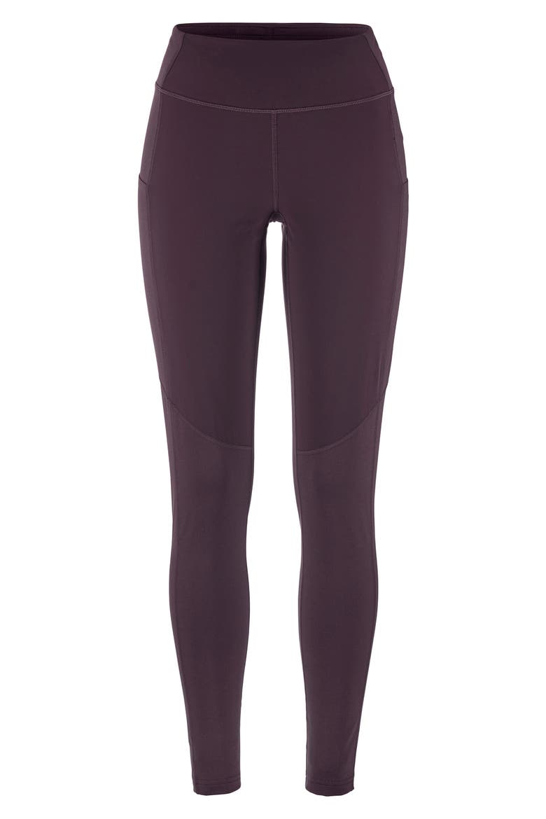 ADV Essence Warm Tights, Main, color, DARK PLUM