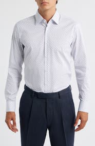 BOSS Hank Kent Stretch Cotton Dresss Shirt