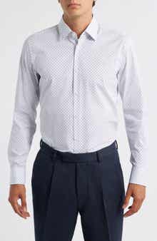 BOSS Hank Kent Stretch Cotton Dresss Shirt