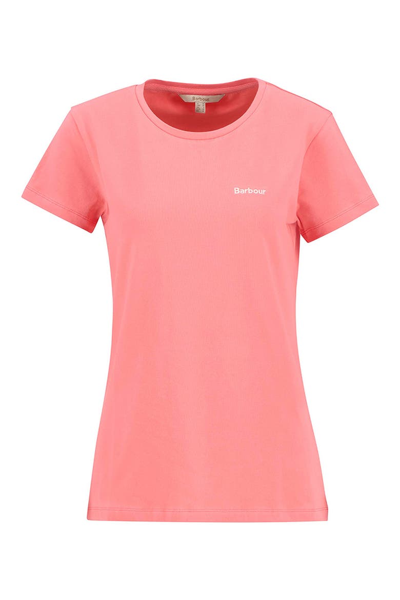 Saltford Embroidered Logo T-Shirt, Alternate, color, PINK PUNCH
