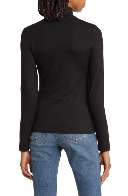 & Other Stories Turtleneck Top In Black