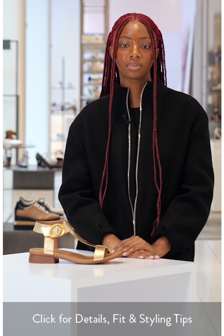 Brandy Stud Ankle Strap Sandal video