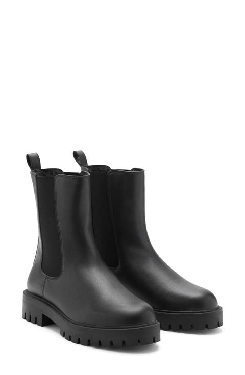 Lug Sole Chelsea Boot