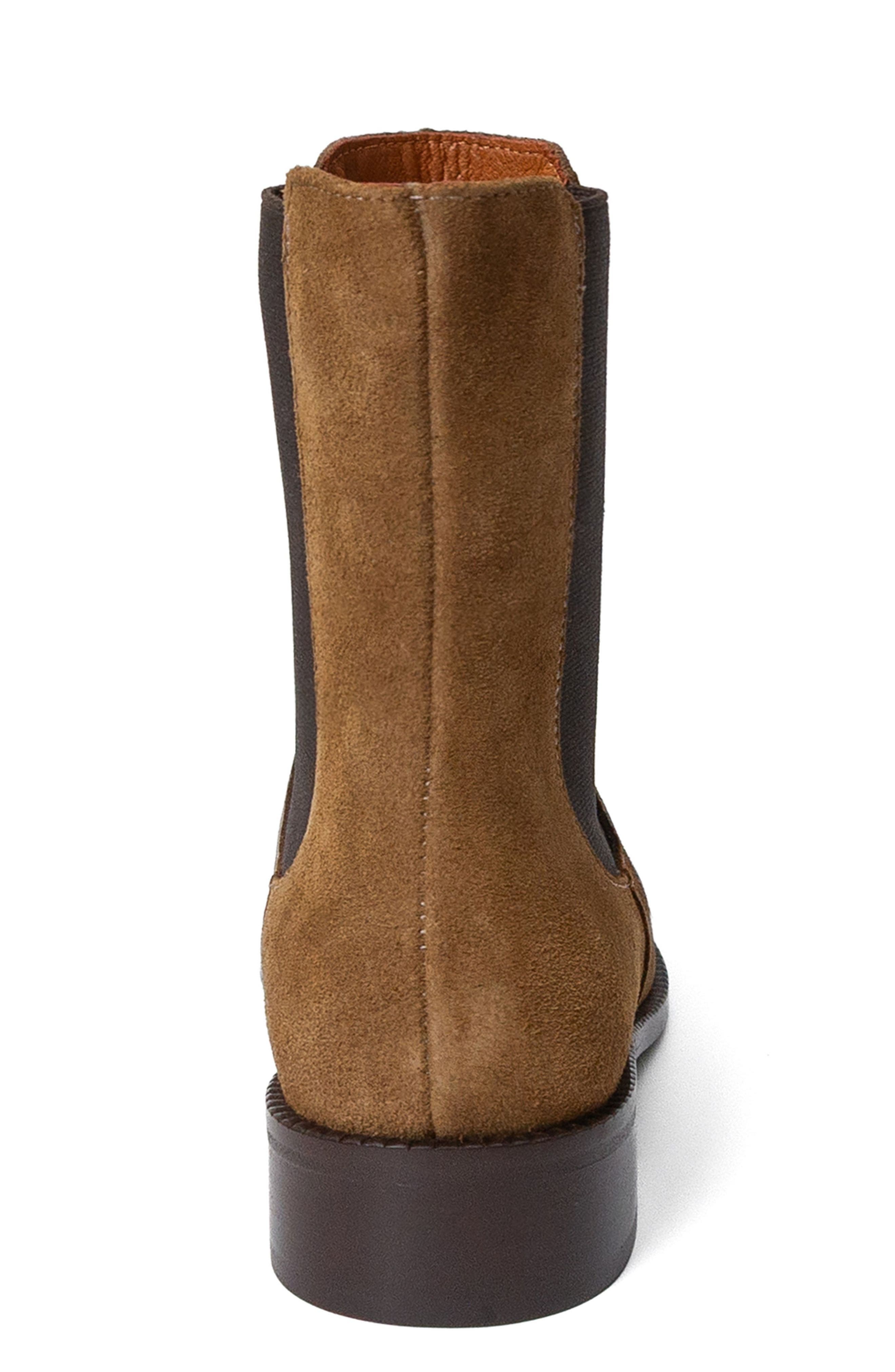 Balmoral Leather Chelsea Boot, Alternate, color, Chestnut