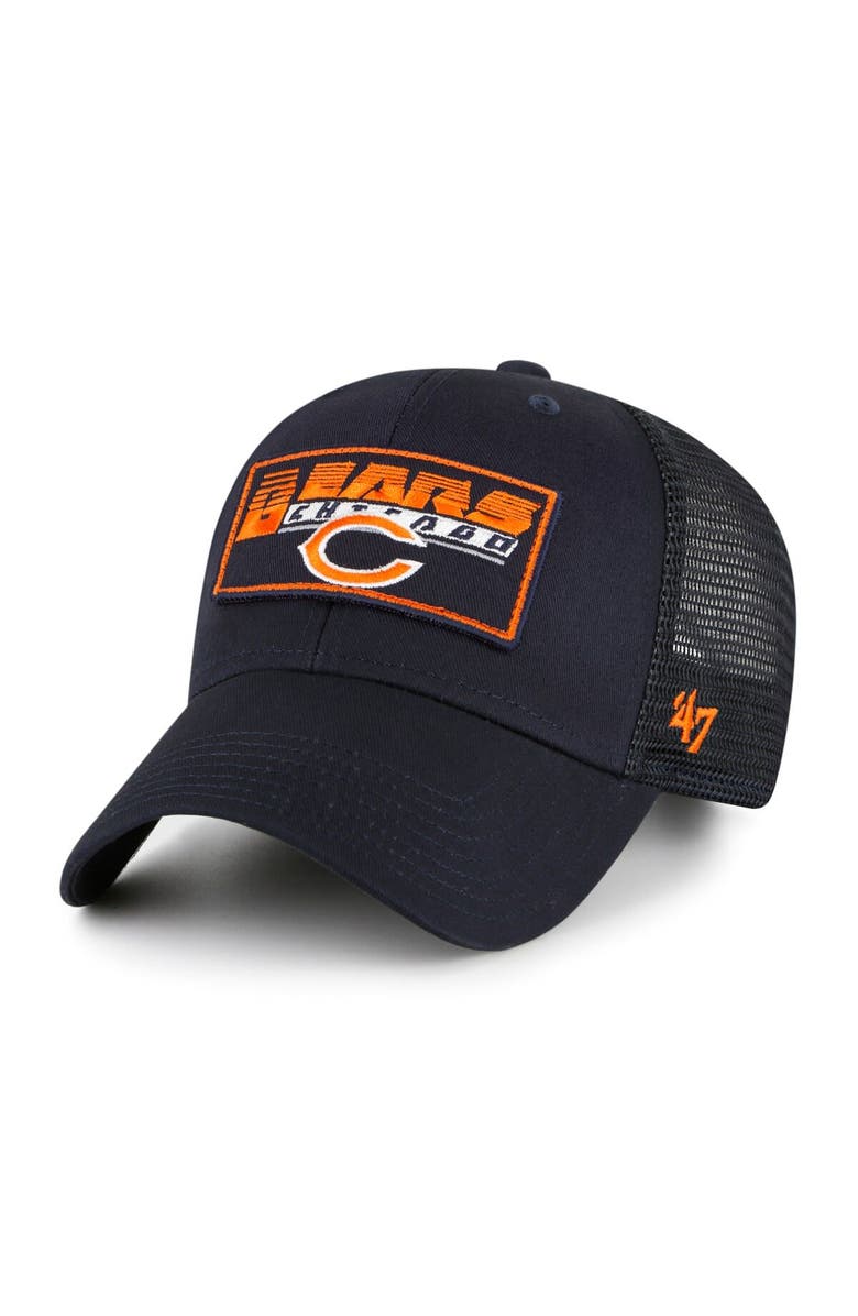 '47 Youth '47 Navy Chicago Bears Levee MVP Trucker Adjustable Hat, Alternate, color, 