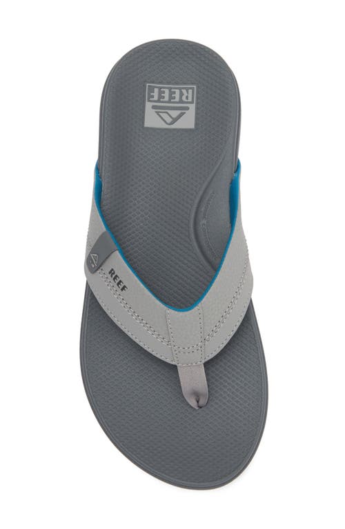 Reef Cushion Spring 2.0 Flip Flop In Grey/blue