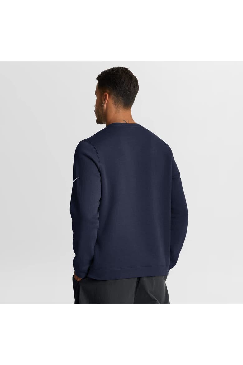 Men's Nike Navy Tennessee Titans Primetime Club Fleece Pullover Sweatshirt, Alternate, color, Navy