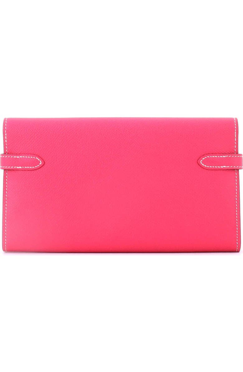Pre-Owned Hermes Kelly Wallet Epsom Long, Alternate, color, Rose Tyrien