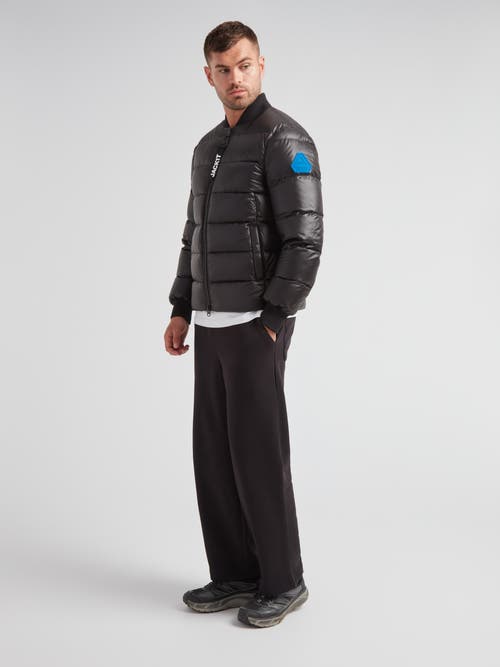 Jack1t Vortex Long Sleeve Bomber Jacket In Black