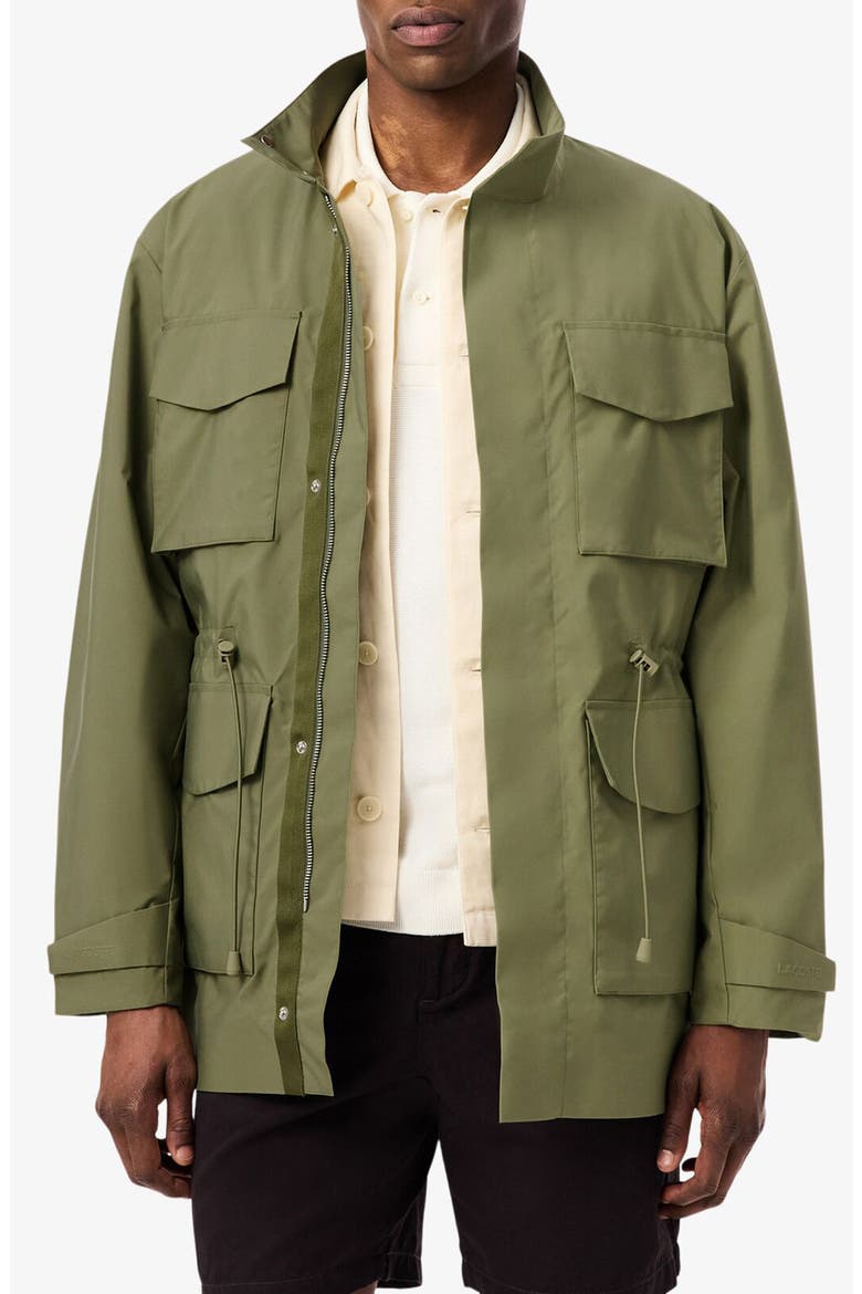 Essentials Water Repellent Field Jacket, Main, color, KHAKI