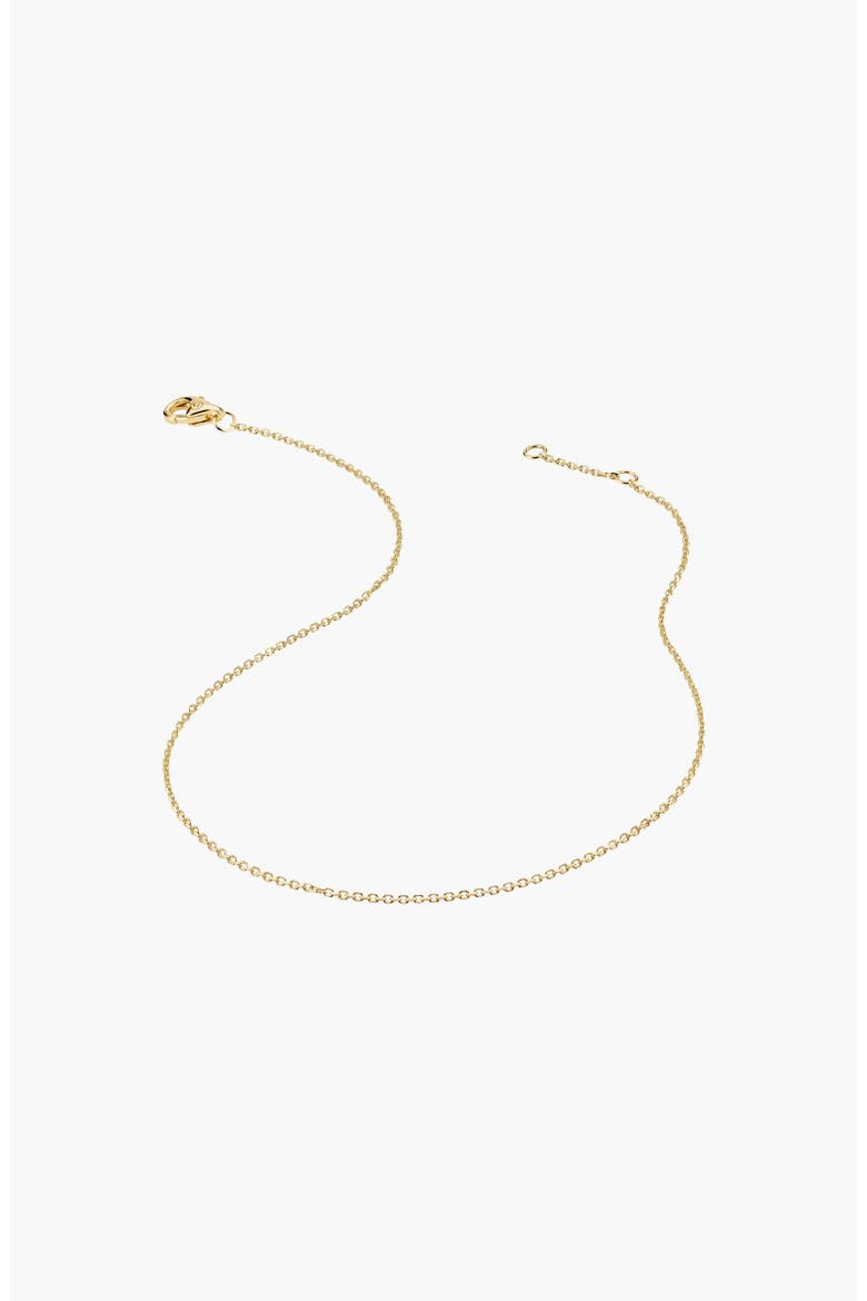 Chain Anklet, Alternate, color, Yellow Gold