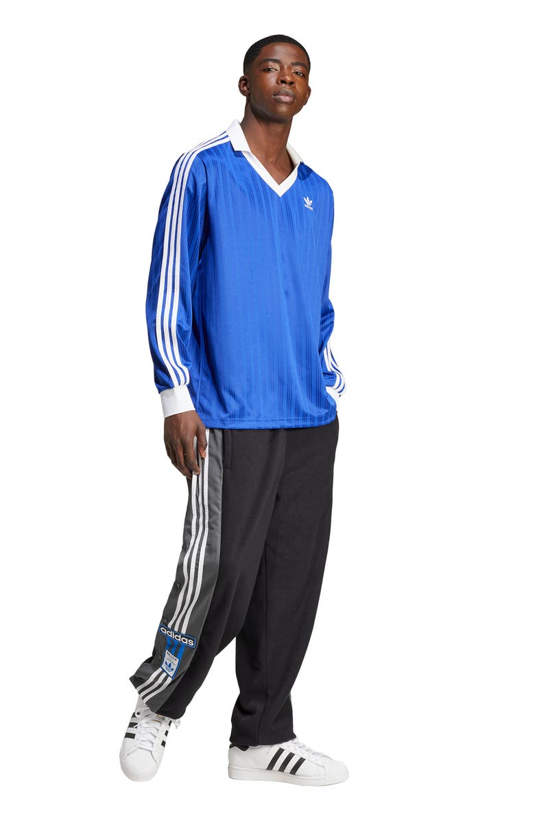 adidas Adicolor Piqué Long Sleeve Soccer T-Shirt, Alternate, color, 