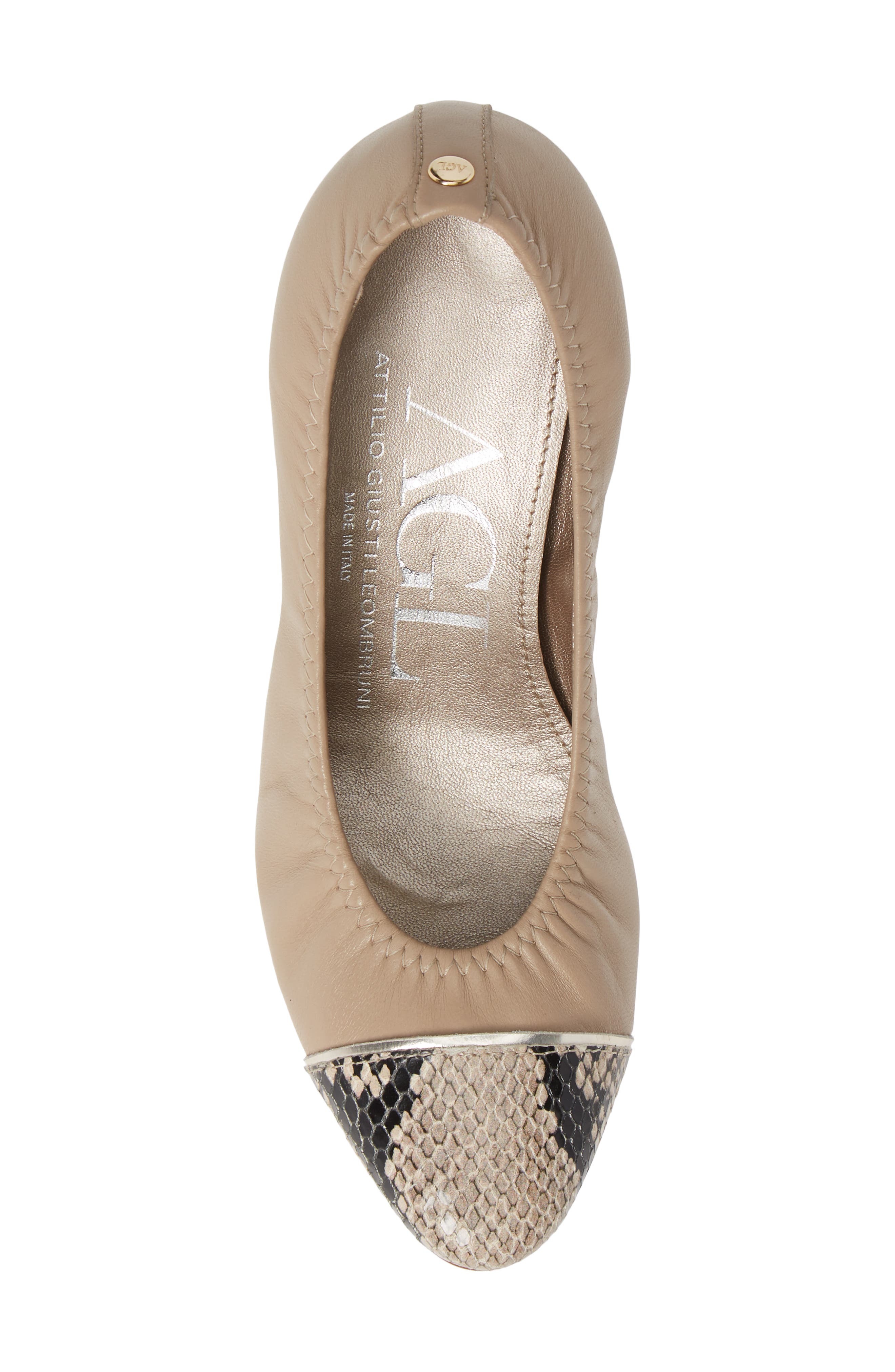 Cap Toe Pump, Alternate, color, SAND LEATHER