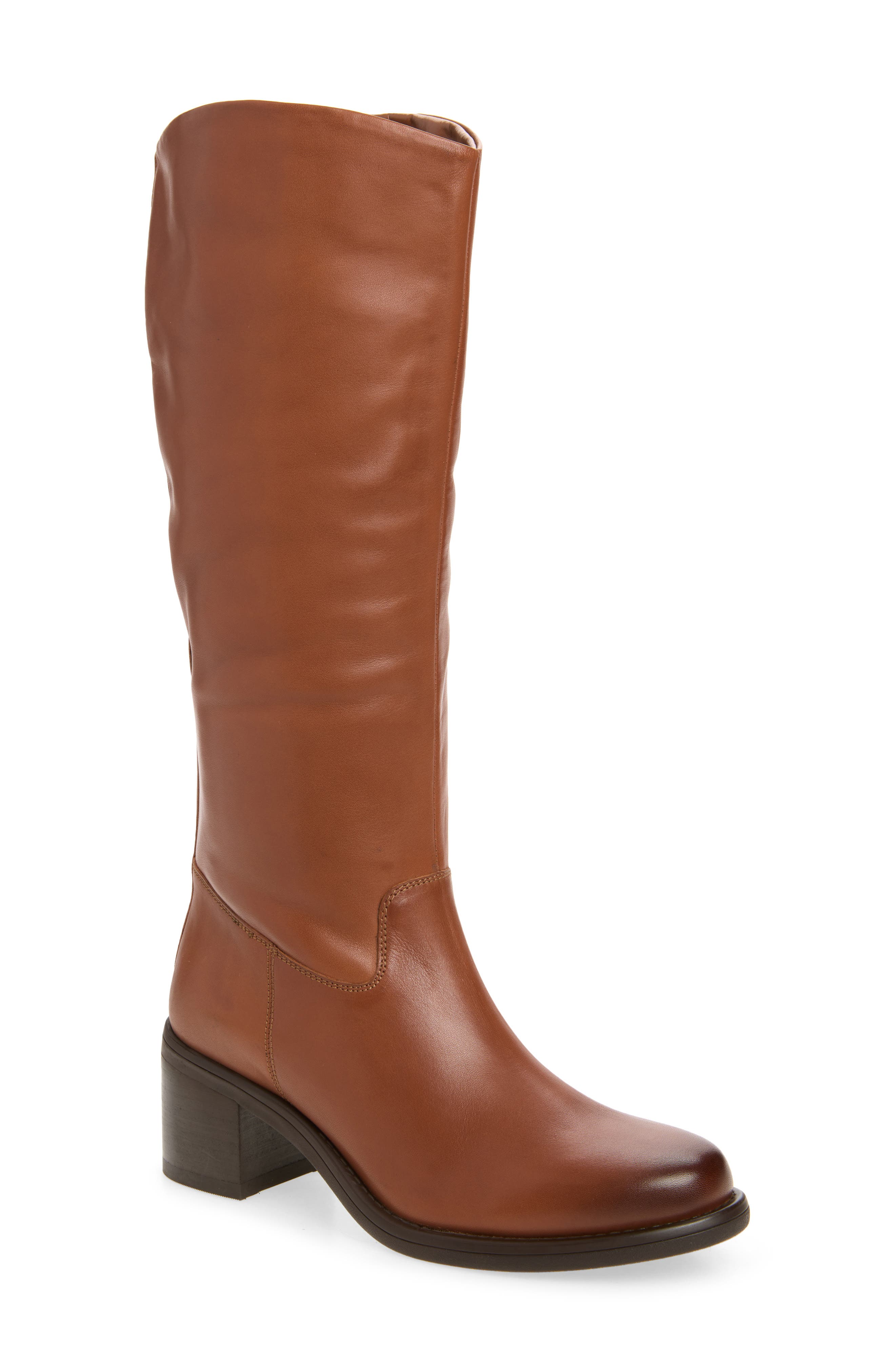 Alesa Knee High Boot, Main, color, NEW BRANDY