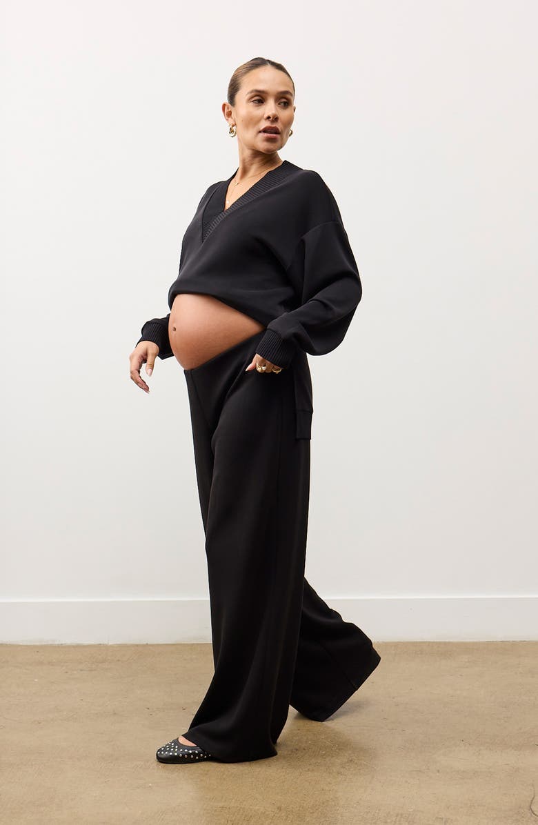 Portier Lucia Lounge Pant, Alternate, color, Black