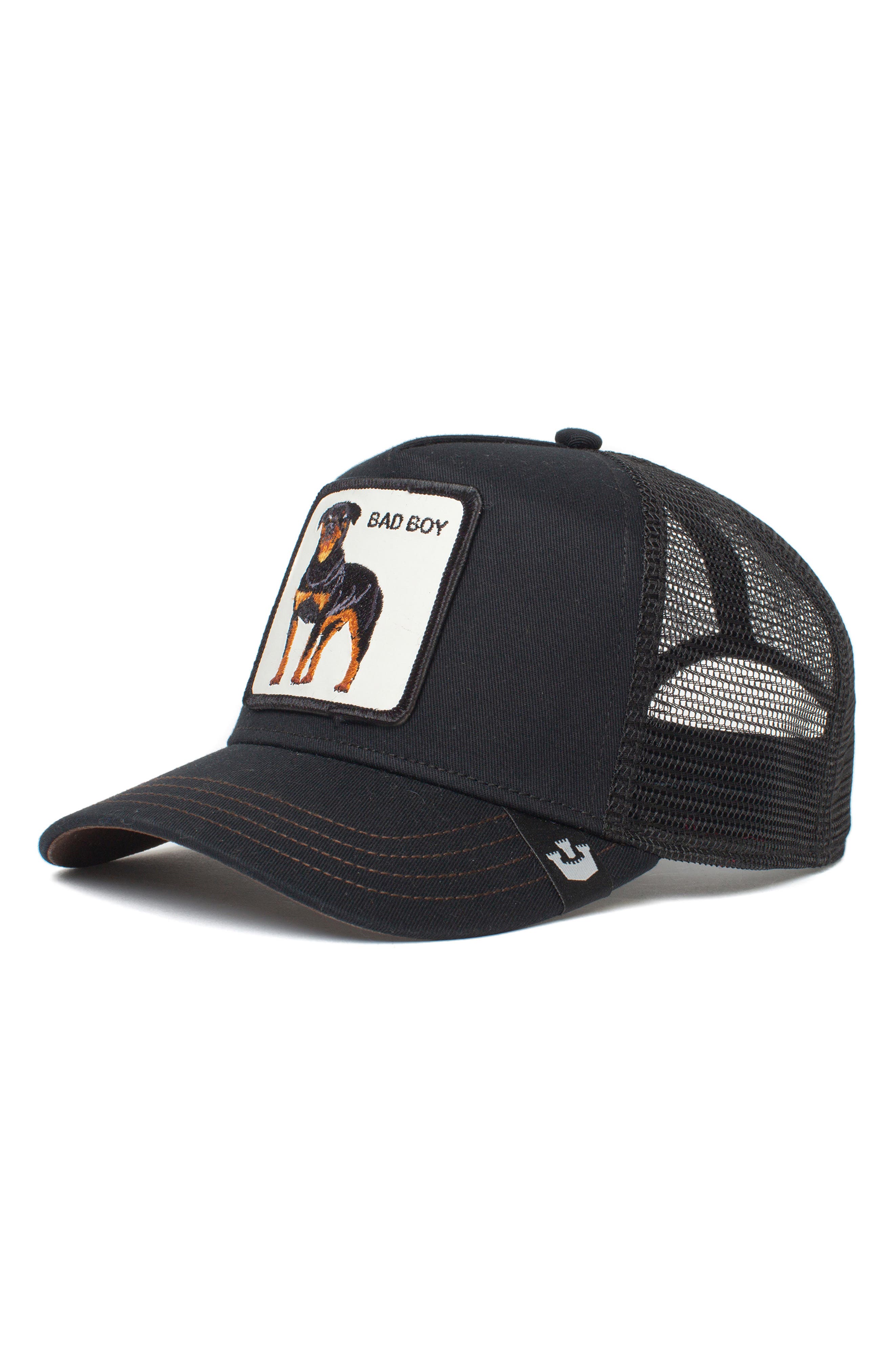 Goorin Bros. The Baddest Boy Patch Trucker Hat in Black 