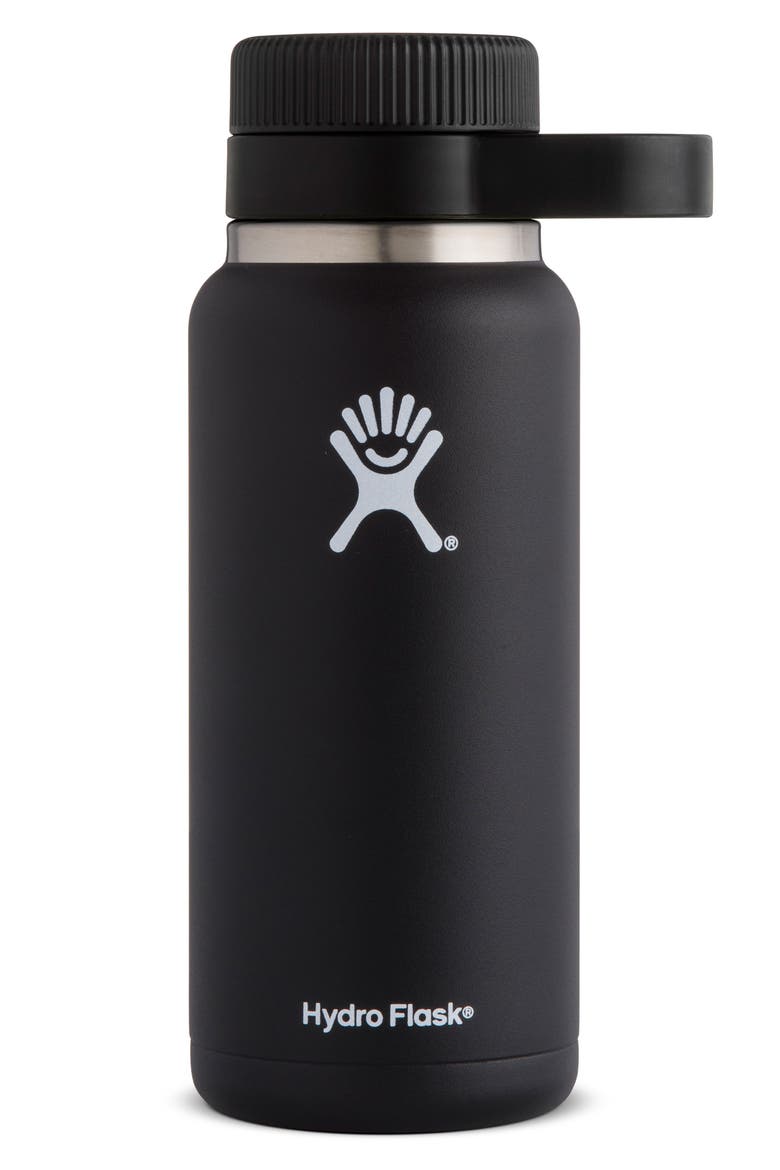32-Ounce Wide Mouth Growler, Main, color, BLACK