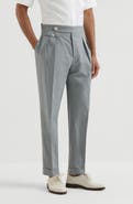 Brunello Cucinelli Trousers with double pleats and tabs