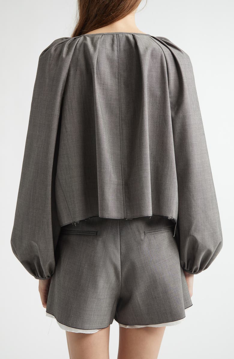 NACKIYÈ Grand Bazaar Mini Virgin Wool Blend Top, Alternate, color, Morning Mist