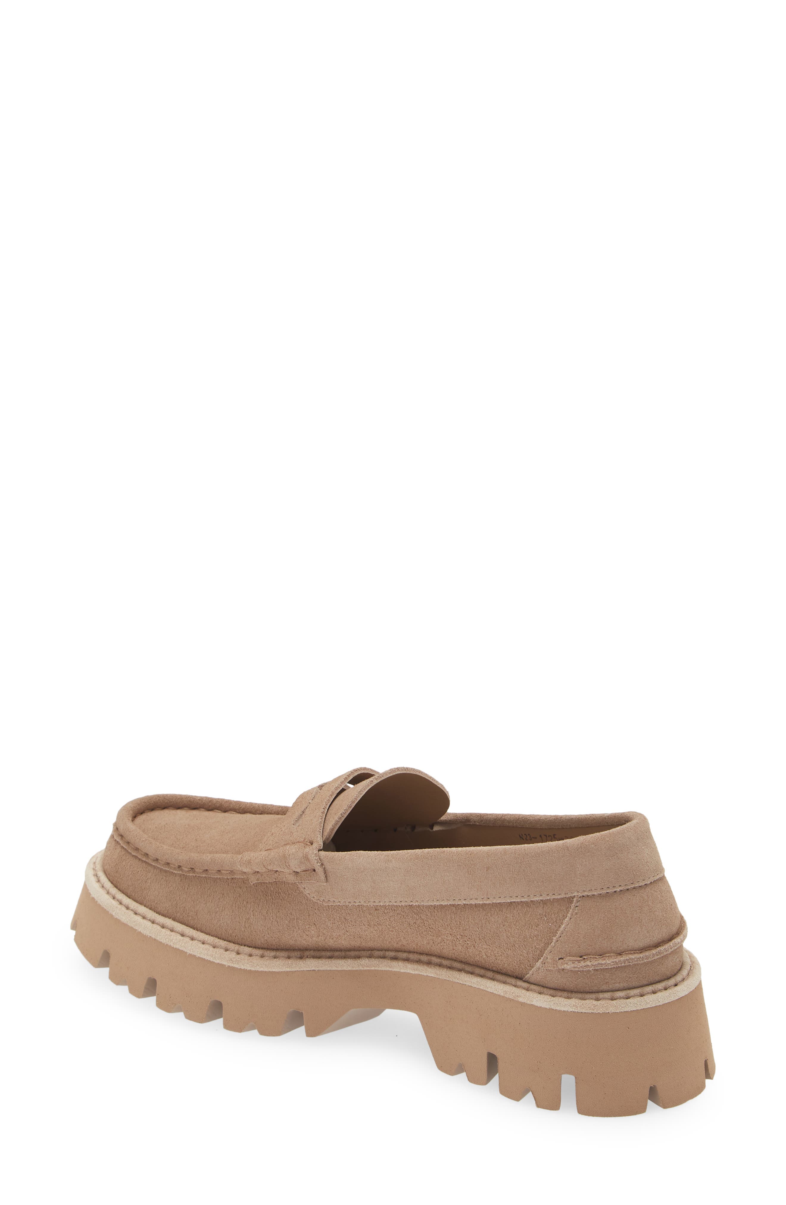 Sebas Lug Penny Loafer, Alternate, color, DESERT CASTORO