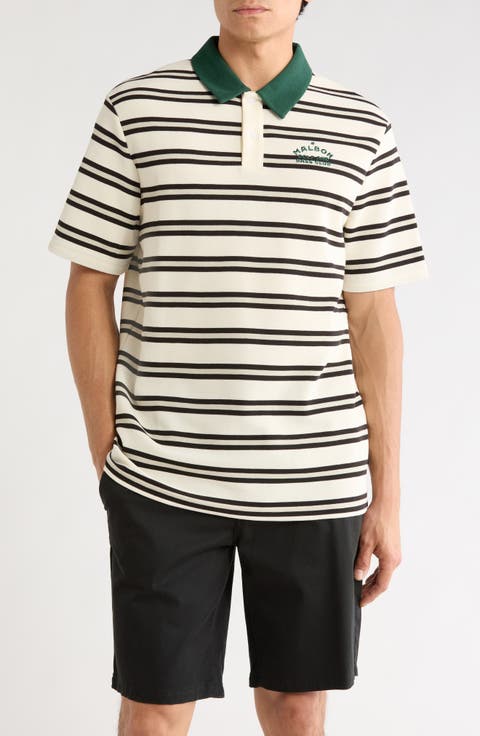 Fairway Bass Club Stripe Piqué Polo