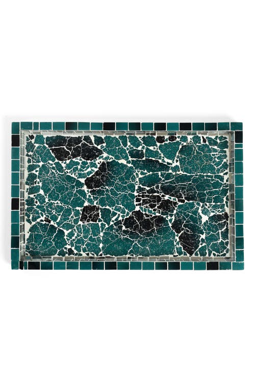 Tiramisu Decorative Accent Tray In Blue/green