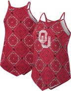 COLOSSEUM X WRANGLER Women's Colosseum x Wrangler Crimson Oklahoma Sooners Bandana Tank Top