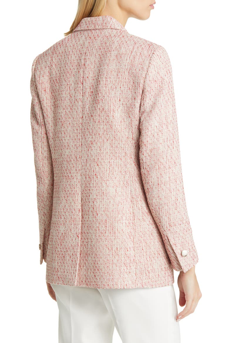Tweed Blazer, Alternate, color, CAMELLIA MULTI