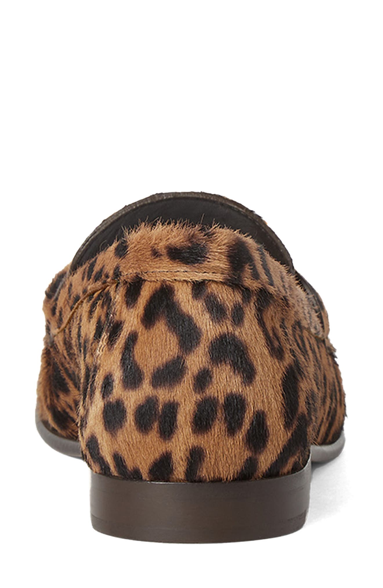 Fendi Baguette Genuine Calf Hair Loafer, Alternate, color, Marrone Brown Print Calf Hair