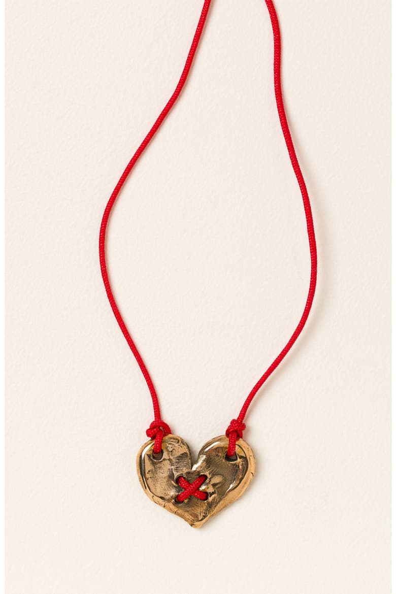 Mended Heart Necklace, Alternate, color, multi